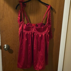 House of Desire Red Lingerie XL